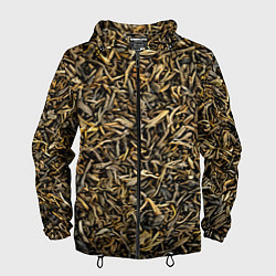 Ветровка с капюшоном мужская Чай, цвет: 3D-черный