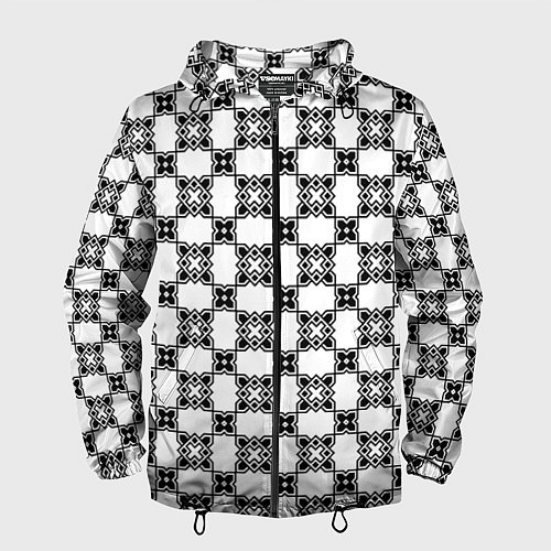 Мужская ветровка Готический орнамент / 3D-Черный – фото 1