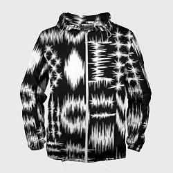 Мужская ветровка Штриховка - геометрическая абстракция