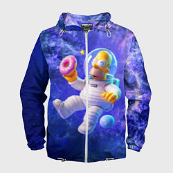 Мужская ветровка Homer Simpson is a brave astronaut