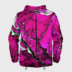 Мужская ветровка Розовый треснувший камень