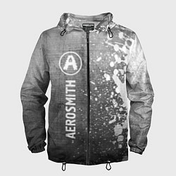 Мужская ветровка Aerosmith - grey gradient по-вертикали