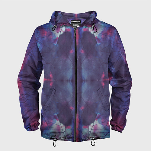 Мужская ветровка Космическая паутина / 3D-Черный – фото 1