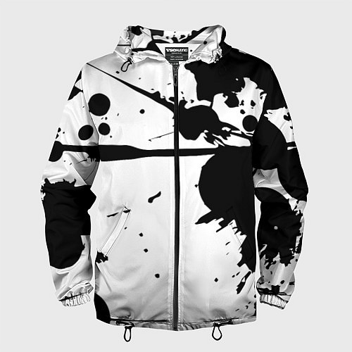 Мужская ветровка Art blots - vanguard / 3D-Черный – фото 1