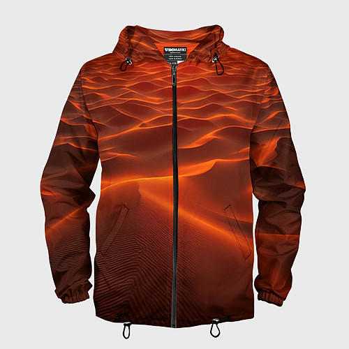 Мужская ветровка Красная жара / 3D-Черный – фото 1
