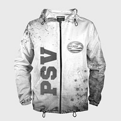 Ветровка с капюшоном мужская PSV - white gradient вертикально, цвет: 3D-черный