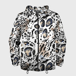 Мужская ветровка Пятна леопарда абстрактные