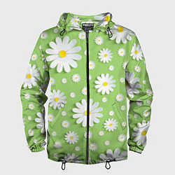 Мужская ветровка Ромашки бумажные