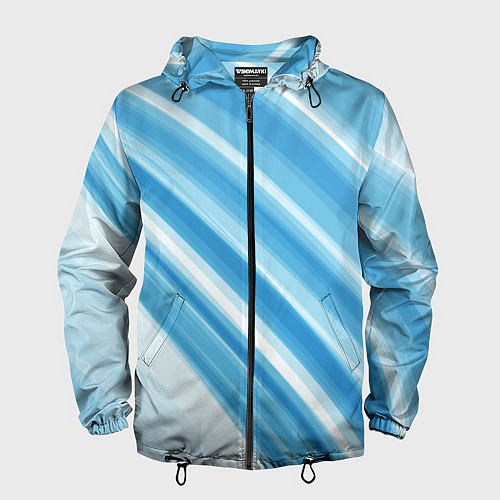 Мужская ветровка Акварель / 3D-Черный – фото 1