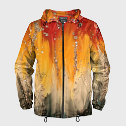 Мужская ветровка Красочная текстура с блестяшками