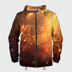 Мужская ветровка Золотая блестящая текстура