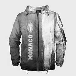Ветровка с капюшоном мужская Monaco - grey gradient по-вертикали, цвет: 3D-черный