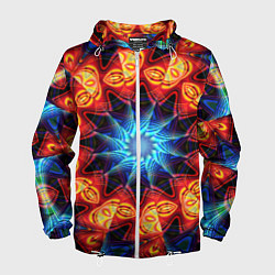 Мужская ветровка Фрактальная узорная абстракция