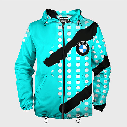 Мужская ветровка BMW sport краски / 3D-Черный – фото 1