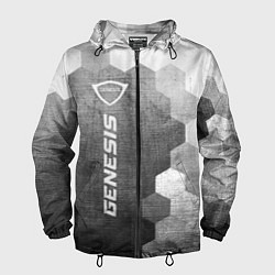 Мужская ветровка Genesis - grey gradient по-вертикали