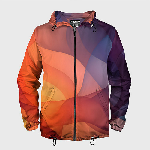 Мужская ветровка Летящая вуаль / 3D-Черный – фото 1