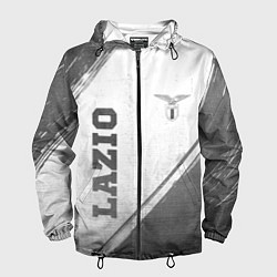 Ветровка с капюшоном мужская Lazio - white gradient вертикально, цвет: 3D-черный