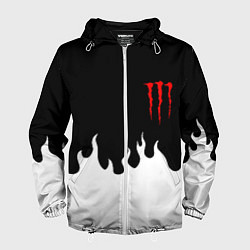 Мужская ветровка Monster energy red logo