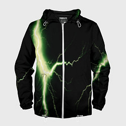 Мужская ветровка Lightning yellow текстура