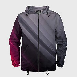 Мужская ветровка Color black grey