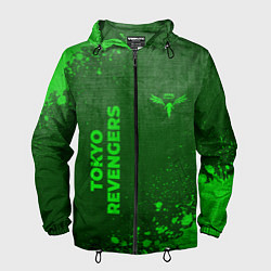 Мужская ветровка Tokyo Revengers - green gradient вертикально