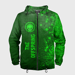 Мужская ветровка The Offspring - green gradient по-вертикали