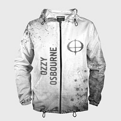 Мужская ветровка Ozzy Osbourne - white gradient вертикально