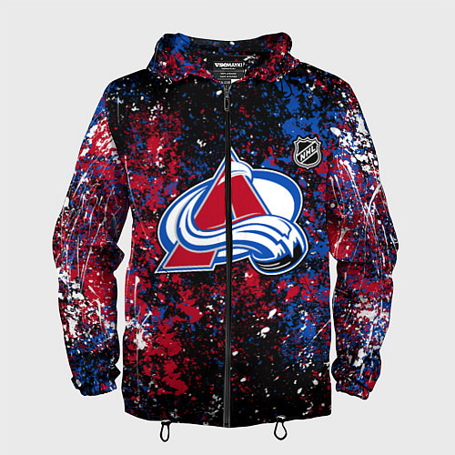 Мужская ветровка Colorado Avalanche NHL black / 3D-Черный – фото 1