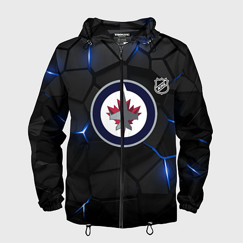 Мужская ветровка Виннипег Джетс - НХЛ хоккей / 3D-Черный – фото 1