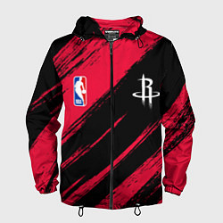 Ветровка с капюшоном мужская Хьюстон Рокетс - цвета команды, цвет: 3D-черный