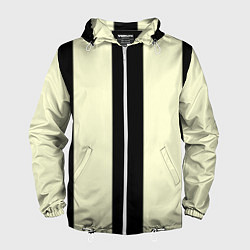 Мужская ветровка Color black beige line
