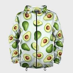 Мужская ветровка Авокадо - паттерн