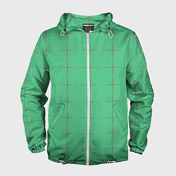 Мужская ветровка Color green stripes