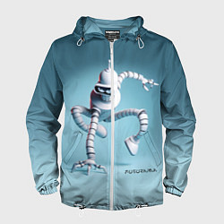 Ветровка с капюшоном мужская Spider Bender - meme, цвет: 3D-белый