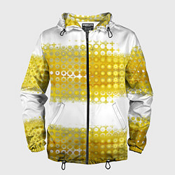 Мужская ветровка Узорчатые золотые полосы