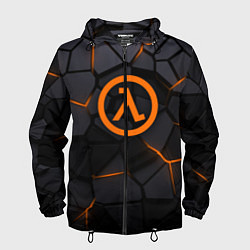 Ветровка с капюшоном мужская Half Life - armor, цвет: 3D-черный