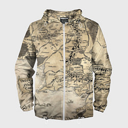 Мужская ветровка Властелин колец карта