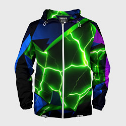 Мужская ветровка Neon green glow