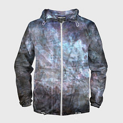 Мужская ветровка Абстракция - gray-blue hurricane