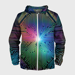 Мужская ветровка Линейная графика