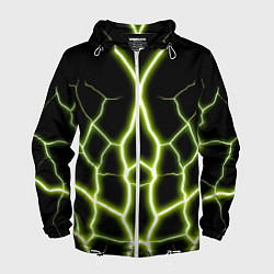 Мужская ветровка Color green black