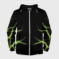 Мужская ветровка Color green black