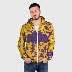 Ветровка с капюшоном мужская NBA LA Lakers, цвет: 3D-белый — фото 2