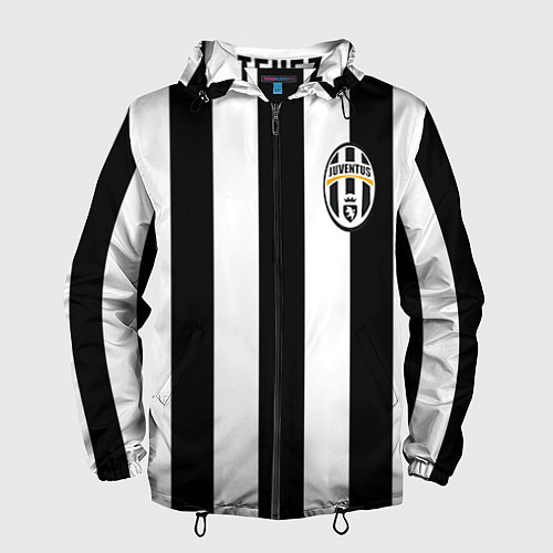 Мужская ветровка Juventus: Tevez / 3D-Черный – фото 1