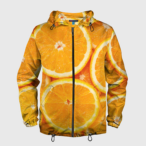 Мужская ветровка Апельсинчик / 3D-Черный – фото 1