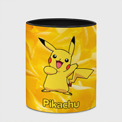 Кружка 3D Pikachu, цвет: 3D-белый + черный — фото 2