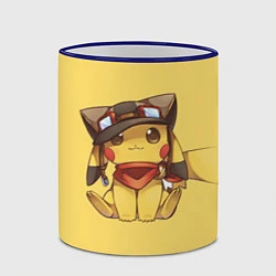 Кружка 3D Pikachu, цвет: 3D-синий кант — фото 2