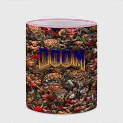 Кружка 3D DOOM: Pixel Monsters, цвет: 3D-розовый кант — фото 2
