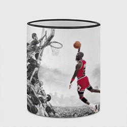 Кружка 3D Michael Jordan NBA, цвет: 3D-черный кант — фото 2