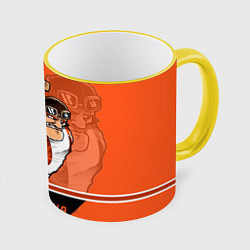 Кружка 3D Philadelphia Flyers, цвет: 3D-желтый кант